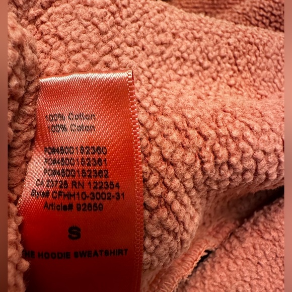 Aritzia Denim Forum The Debbie Hooded orange
Zip Up Sweatshirt
C$40
Size: US S - Picture 6 of 7